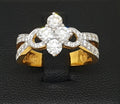 แหวนทองเพชรรูปดอกไม้ ทอง 18K | RG00056