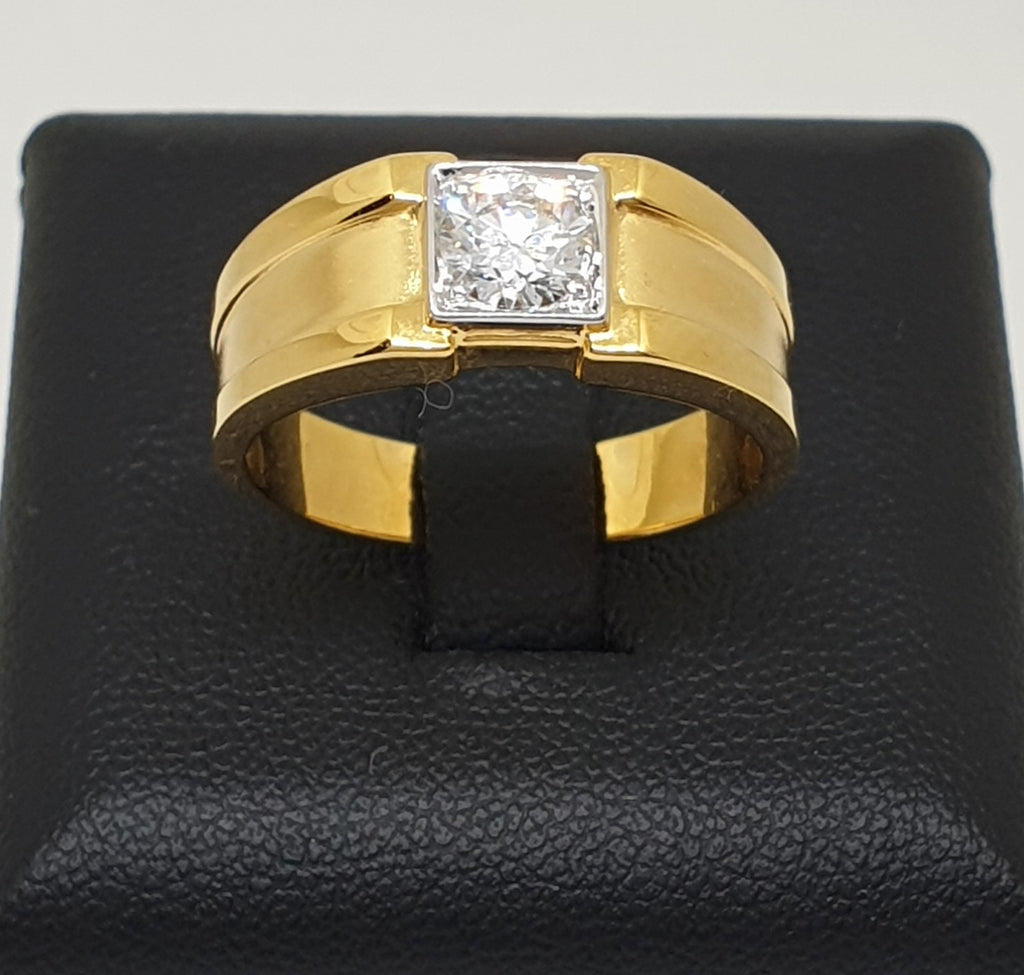 แหวนเพชรชาย GIA 0.50 กะรัต ทอง 18K | RG00107