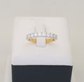 แหวนเพชรแถวครึ่งวง (Half Eternity Ring) ทอง 18K | RG00450 #438