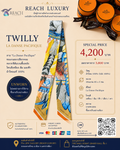 Twilly La Danse Pacifique ผ้าไหม 100% UNWORN พร้อมกล่อง | RLTW005