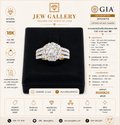 แหวนเพชรเม็ดเดี่ยวล้อมเพชร GIA 1.00 กะรัต ทอง 18K | RG00625