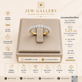 แหวนเพชรเรียงครึ่งวง ทอง 18K | RG00652